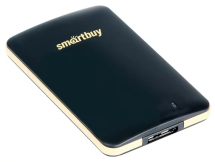 256 ГБ Внешний SSD SmartBuy S3, USB 3.1 Type-C, черный/золотистый