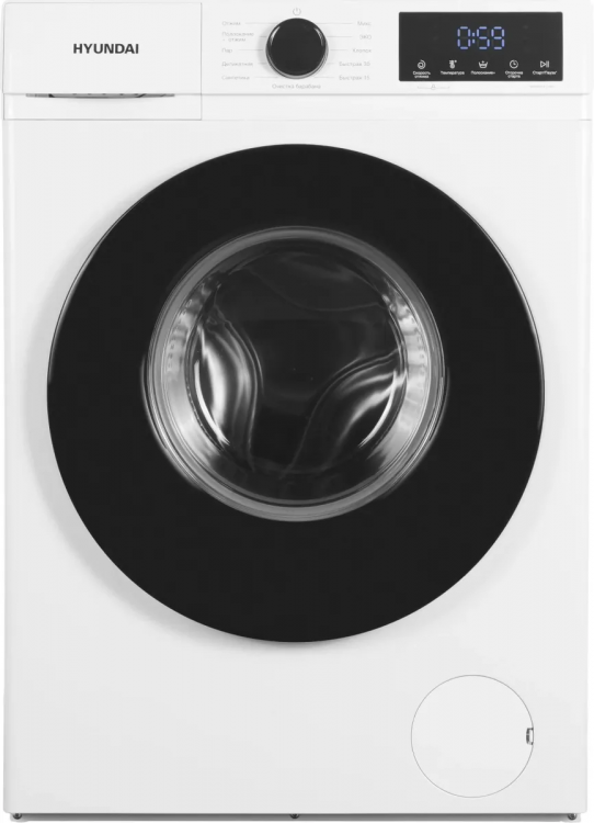 Стиральная машина HYUNDAI WME8212 кл.:A фронт. макс.:8кг белый инвертер