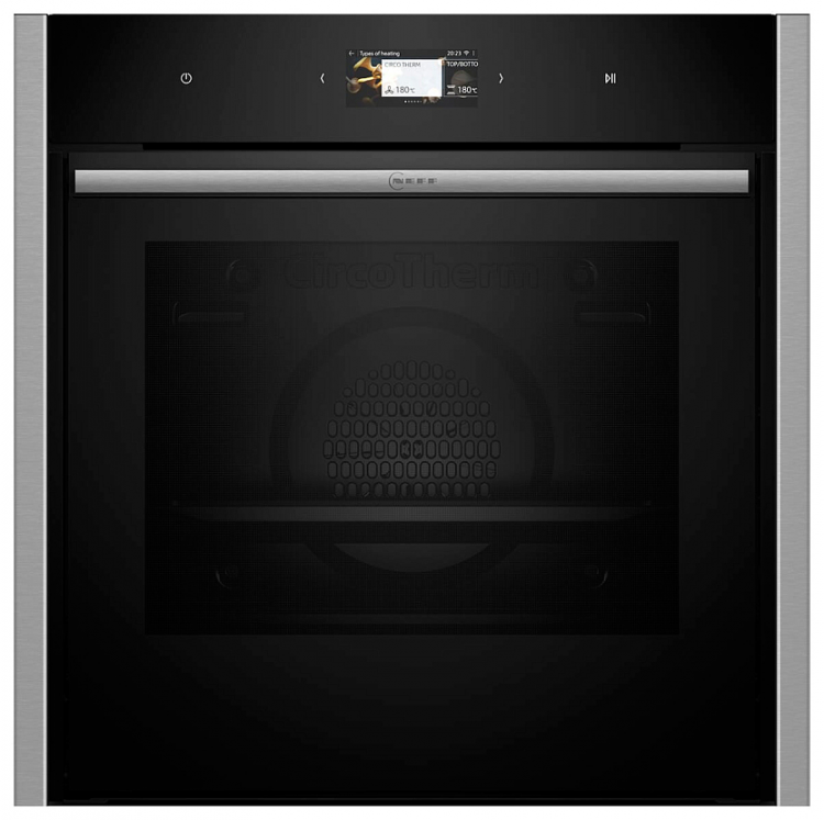 Духовой шкаф электрический Neff B64CS31N0, черный/нержавеющая сталь