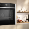 Духовой шкаф электрический Neff B64CS31N0, черный/нержавеющая сталь