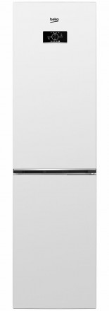 Двухкамерный холодильник Beko B3R0CNK332HW, 300 л, внешнее покрытие-металл, размораживание - No Frost, дисплей, 54 см х 201 см х 60 см