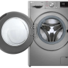 Стиральная машина с сушкой LG AI DD F4V5VG2S, темно-серебристый, загрузка стирки 9 кг, для сушки 6 кг, программ 14