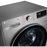 Стиральная машина с сушкой LG AI DD F4V5VG2S, темно-серебристый, загрузка стирки 9 кг, для сушки 6 кг, программ 14