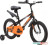 Детский велосипед Novatrack Juster 16 2020 165JUSTER.BK20 (черный/оранжевый)
