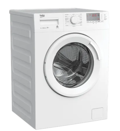 Стиральная машина BEKO WRE 6512 BWW, белая, 6 кг, 15 программ, класс А, 1000 об/мин