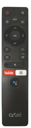 Телевизор ARTEL UA43H1400 Android 9.0 серо-коричневый Smart с голосовым управлением