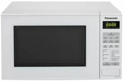 Микроволновая печь Panasonic NN-ST251WZPE, 20 л, 800 Вт, переключатели - сенсор, дисплей, 44.3 см x 25.8 см x 34 см