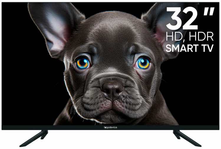 Телевизор TOPDEVICE TDTV32CS08H_BK SMART