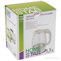 Чайник HomeStar HS-1012 (белый)