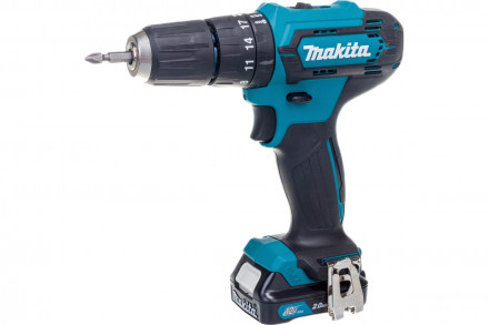 Дрель-шуруповерт Makita HP333DWAE (с 2-мя АКБ, кейс)