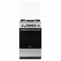 Газовая плита DE LUXE 5040.41гэ(кр)чр 010 (516100) нерж. сталь