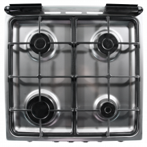 Газовая плита DE LUXE 5040.41гэ(кр)чр 010 (516100) нерж. сталь