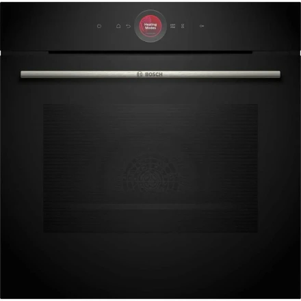 Электрический духовой шкаф Bosch HBG7341B1,  Serie 8, черный, переключатели сенсорные, EcoClean