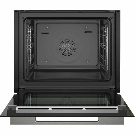Электрический духовой шкаф Bosch HBG7341B1,  Serie 8, черный, переключатели сенсорные, EcoClean