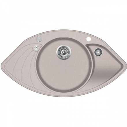 Кухонная мойка Aquasanita Papillon SCP151AW (beige 110)