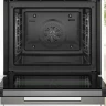 Электрический духовой шкаф Bosch HBG7241B1, Serie 8, черный, AquaClean, переключатели сенсорные