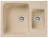 Кухонная мойка GranFest QUARZ Z-09 (бежевый)