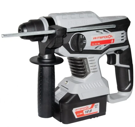 Аккумуляторный бесщеточный перфоратор SDS-Plus Интерскол ПА-24/18В (кейс, 1 аккум. 4Ач, ЗУ) 579.4.1.70