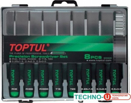 Набор отверток Toptul GAAW0803 8 предметов