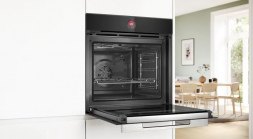Духовой шкаф Bosch HBG7741B1, чёрный, Serie 8, 14 режимов, пиролитическая очистка, сенсорное управление