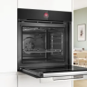 Духовой шкаф Bosch HBG7741B1, чёрный, Serie 8, 14 режимов, пиролитическая очистка, сенсорное управление