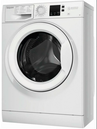 Стиральная машина Hotpoint NUS 5015 H RU, белый, 5 кг, 1000 об/мин, с дисплеем, с фронтальной загрузкой