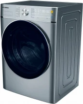 Стиральная машина с сушкой HYUNDAI WMD9413, темно-серебристый, 10/6 кг, 1400 об/мин, с паром, инверторная 