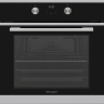 Духовой шкаф WEISSGAUFF EOV 661 PDX, нержавеющая сталь, утапливаемые рукоятки, гидролизная очистка, 69 л, 6 функций
