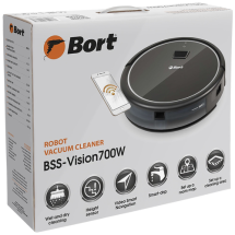 Робот-пылесос Bort BSS-VISION700W, черный