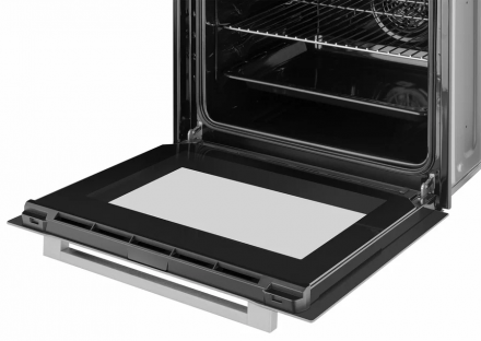 Духовой шкаф WEISSGAUFF STEAM CLEAN EOM 388 PDW, белый, 65 л, утапливаемые рукоятки, гидролизная очистка