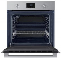 Встраиваемый духовой шкаф Samsung NV68A1145RS/WT, 68 л, 5 режимов, каталитическая очистка, нержавеющая сталь