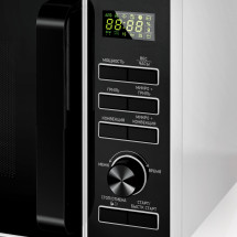 Микроволновая печь BBK 25MWC-992T/WB, 25л, ВxШxГ 28.1x48.3x44 см, тип управления электронный