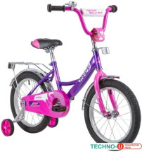 Детский велосипед Novatrack Vector 16 2020 163VECTOR.LC20 (фиолетовый/розовый)