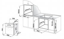 Духовой шкаф GEFEST 622-02 К, коричневый, таймер сенсорный, телескопические направляющие