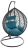 Подвесное кресло Loftyhome Noni 1147 Dark Grey/Blue