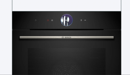 Духовой шкаф Bosch HBG7764B1, чёрный, Serie 8, 14 режимов, пиролитическая очистка, сенсорное управление