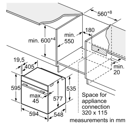 Духовой шкаф Bosch HBG7764B1, чёрный, Serie 8, 14 режимов, пиролитическая очистка, сенсорное управление