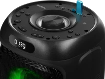 Портативная акустика SVEN PS-770, мощность 2x50 Вт (RMS), Bluetooth, FM-радио, USB, microSD, LED-дисплей