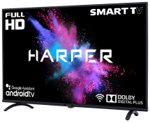 40&quot; Телевизор HARPER 40F720TS LED (2020), черный