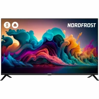 Телевизор NORDFROST Y 4001 FHD-R, 40 дюймов, HD, Smart TV, Yandex, голосовое управление Алиса, черный