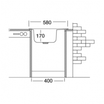 Кухонная мойка Kromevye EC 309 D