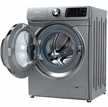 Стиральная машина с сушкой Бирюса WMD-SM914/05 M, металлик, 10/6 кг, фронтальная загрузка,1400 об/мин, 14 программ