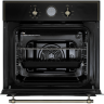 Электрический духовой шкаф GEFEST ДА 622-02 К83, чёрный, 55 л, независимый, до 275 °C, гриль, конвекция, класс - A 