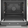 Духовой шкаф Bosch Serie 8 HMG776NB1, чёрный, 67 л, очистка пиролитическая, телескопические направляющие, 15 режимов