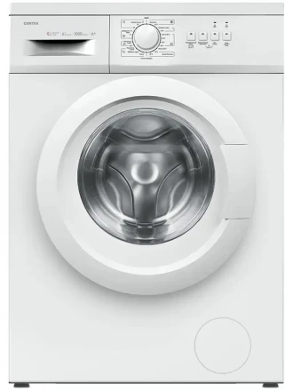 Стиральная машина CENTEK CT-1901, белая, 6 кг, 1000 об/мин, с паром, 23 режима