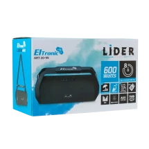 Портативная акустика Eltronic 20-99 LIDER 600 TWS черный