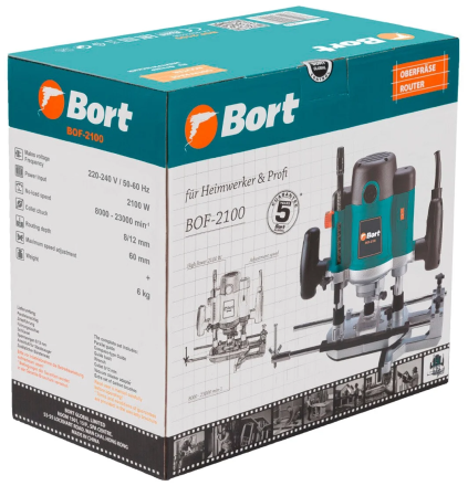 Вертикальный фрезер Bort BOF-2100
