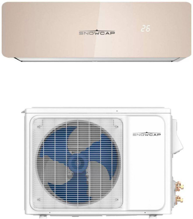 Сплит-система SNOWCAP AC 07 DA MIR INVERTER, 21 м², антикоррозийное покрытие, ионизация воздуха, скрытый дисплей 