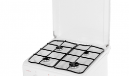 Кухонная плита GEFEST 1200 С6, белая, эмалированная, газ-контроль духовки, 63 л, 4 конфорки, газовая 