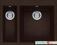 Кухонная мойка Elleci Quadra 150 Espresso 78